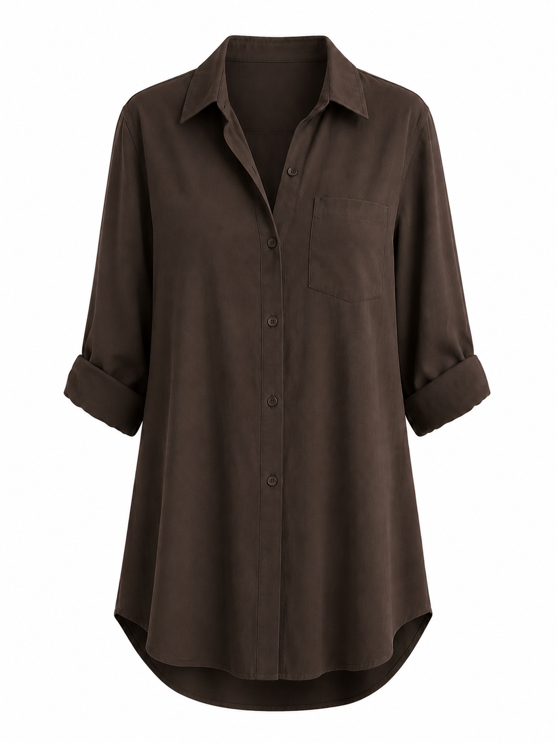 Camisa Long Chocolate