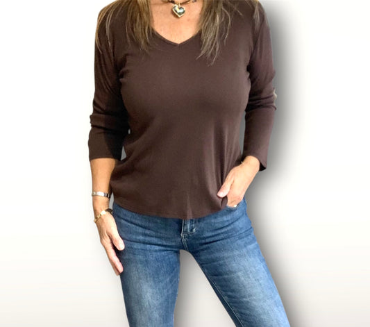 Camiseta Letizia Chocolate