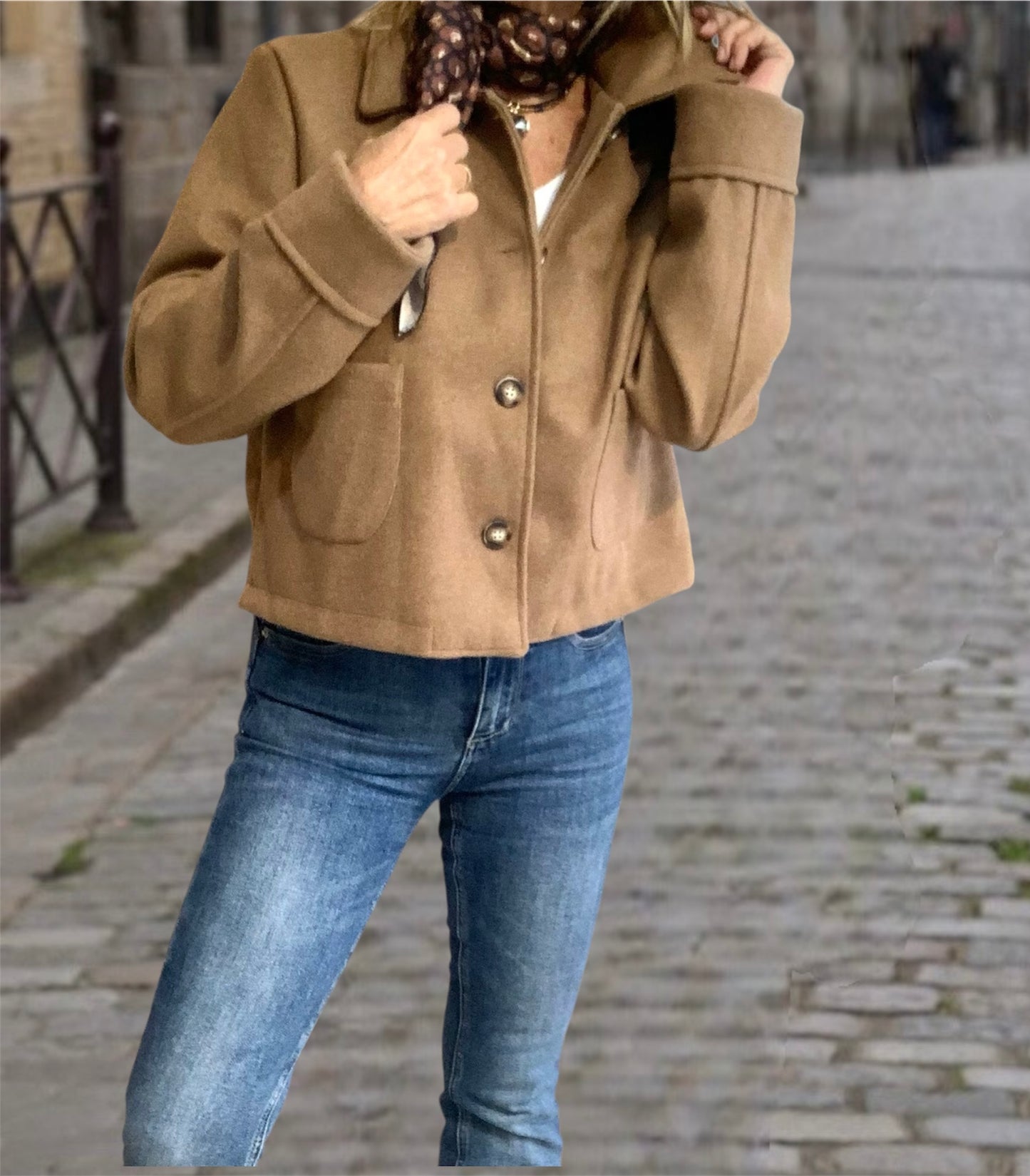 Chaqueta Marta Camel