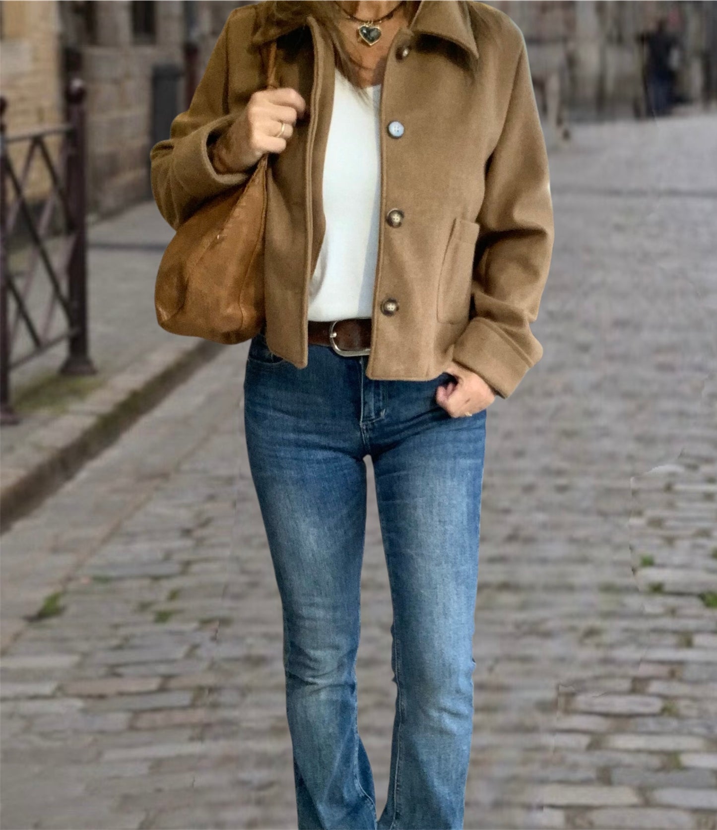 Chaqueta Marta Camel