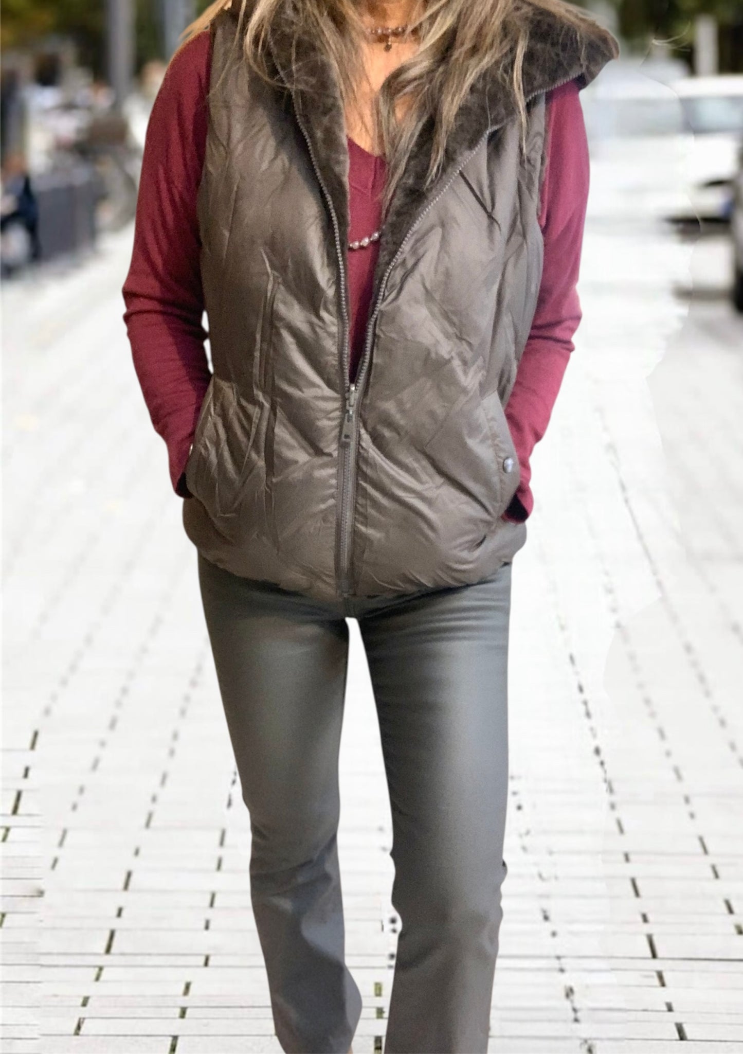 Chaleco Pelo Reversible