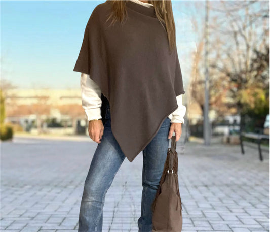 Poncho Basic Chocolate