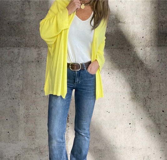 Cárdigan Kimono Amarillo