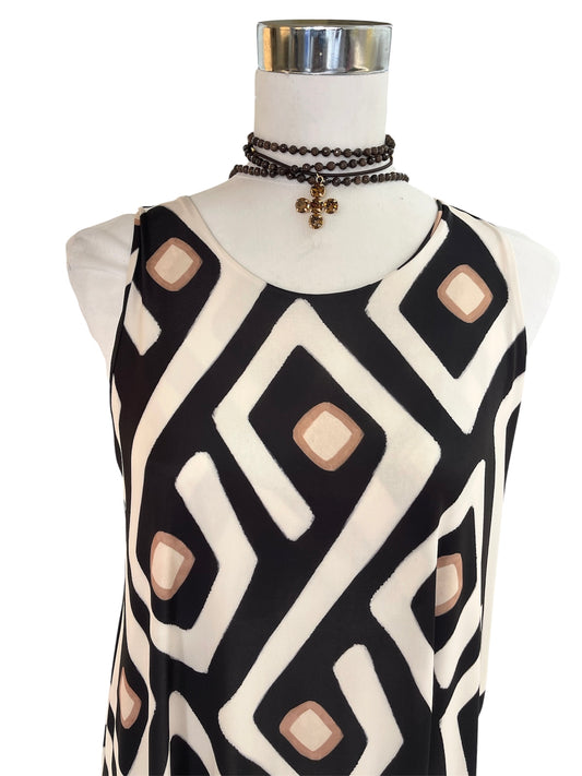 Vestido Letizia B&N