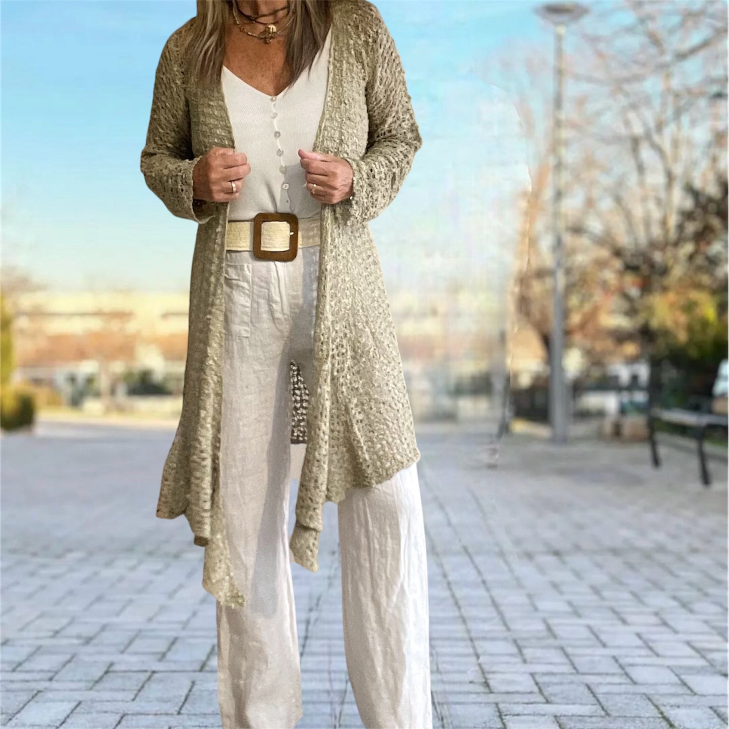 Chaqueta Larga Boho