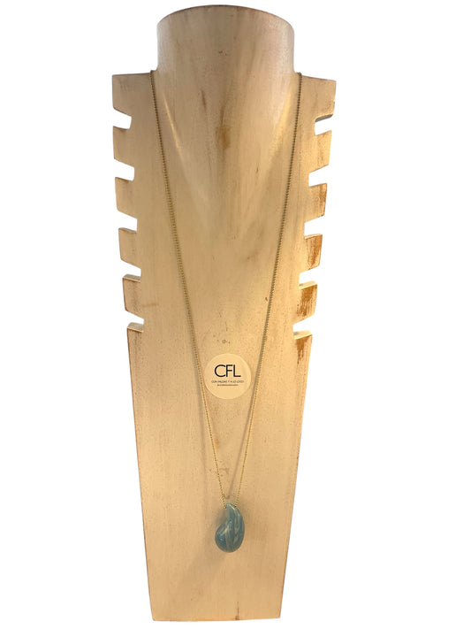 Collar Lágrima Turquesa