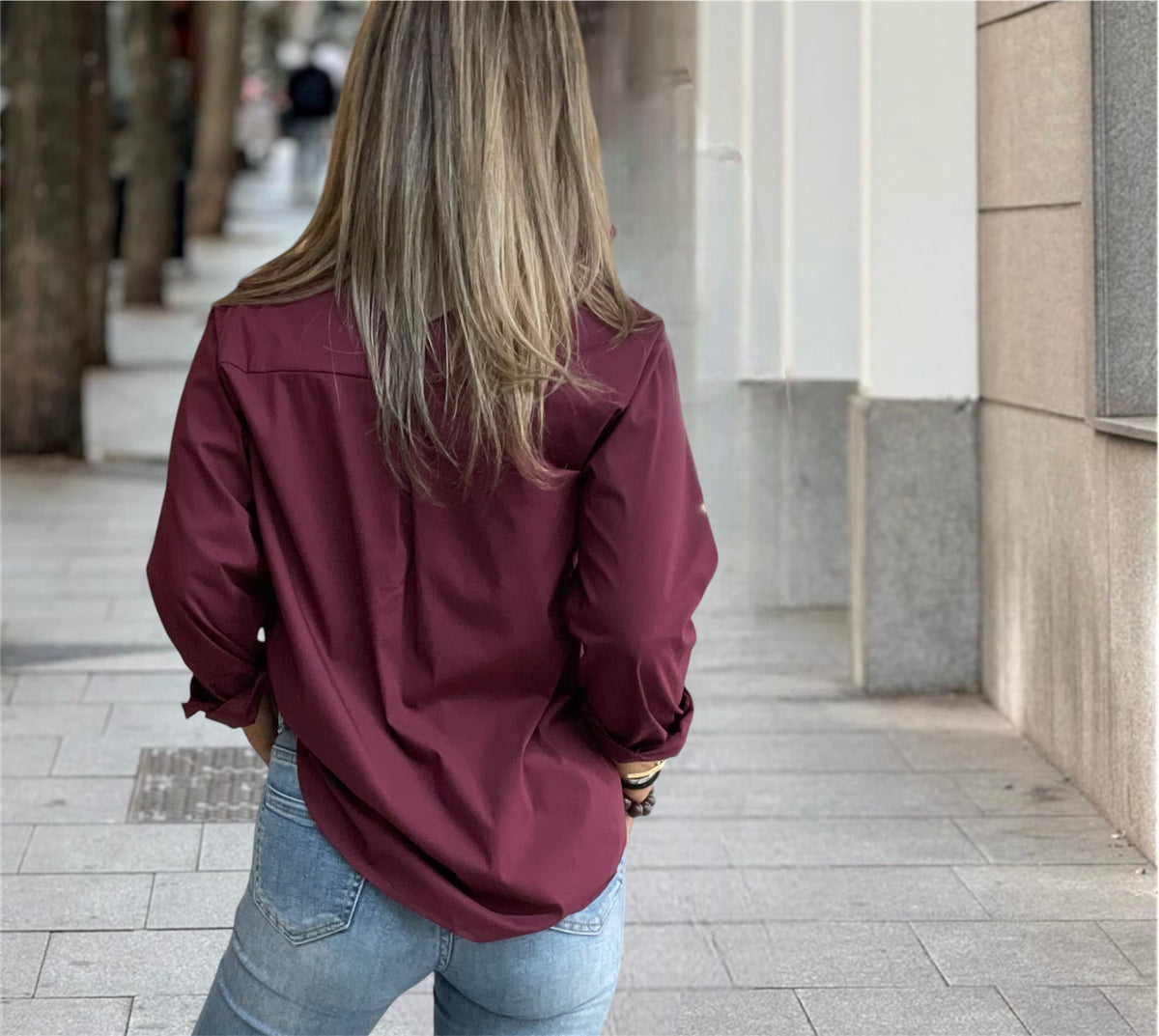 Camisa New Burdeos
