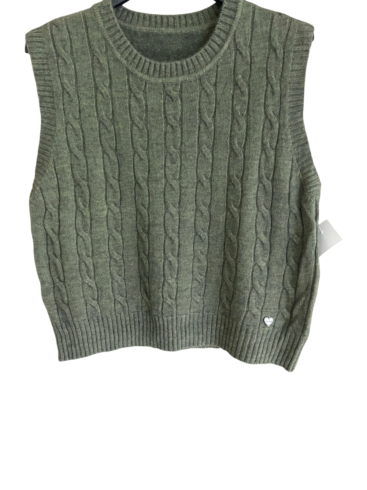 Chaleco Trenza Verde