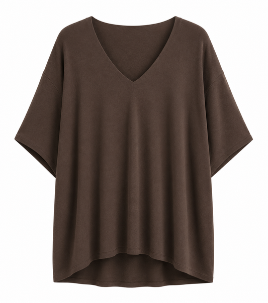 Camisa Letizia Chocolate