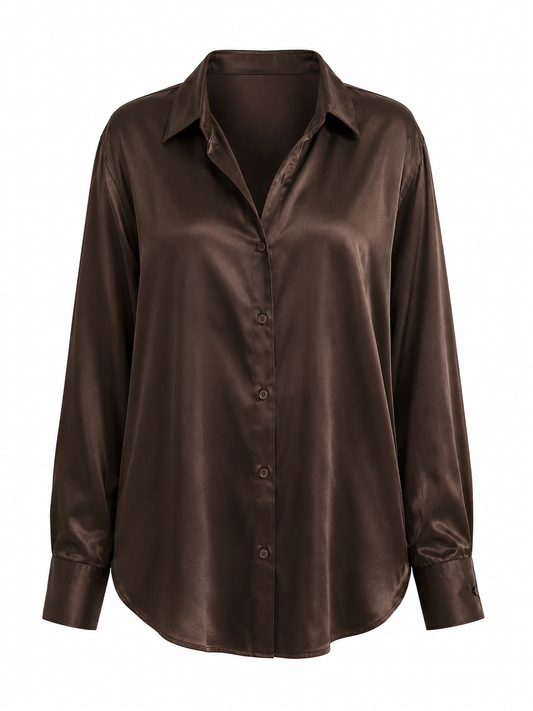 Camisa Carlota Chocolate