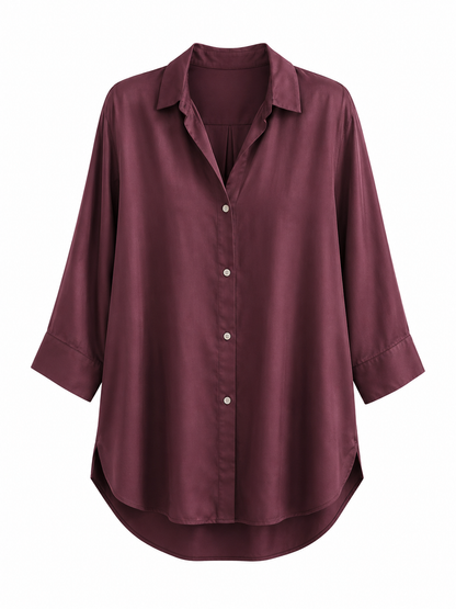 Camisa Cristina Burdeos