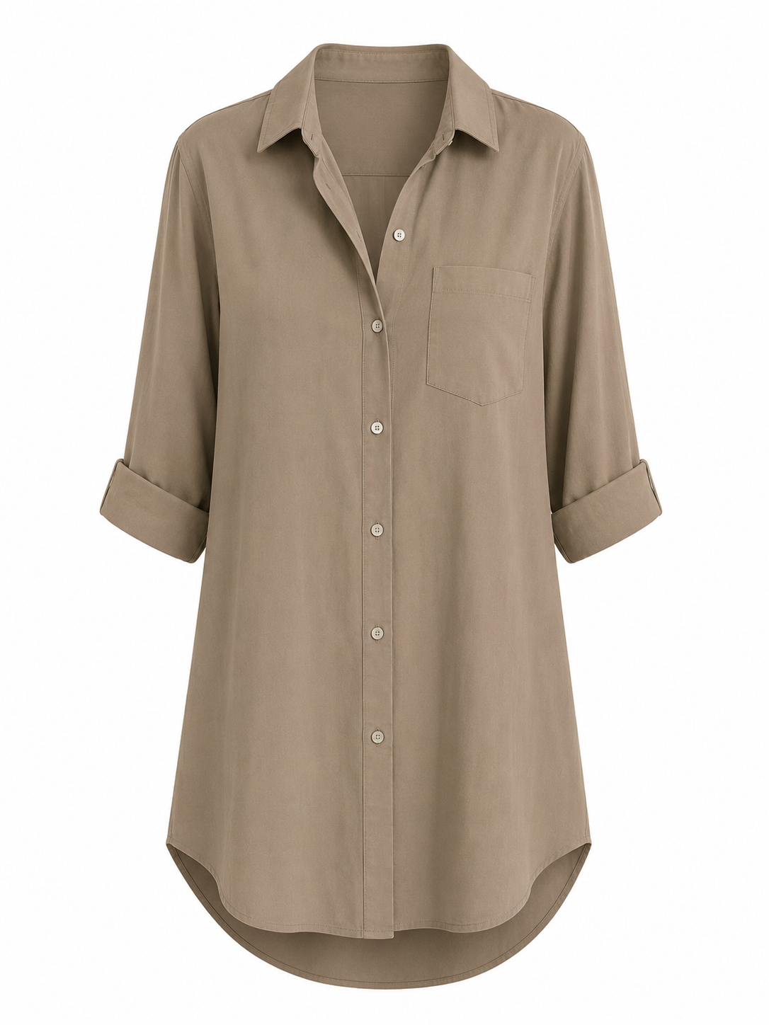 Camisa Long Camel