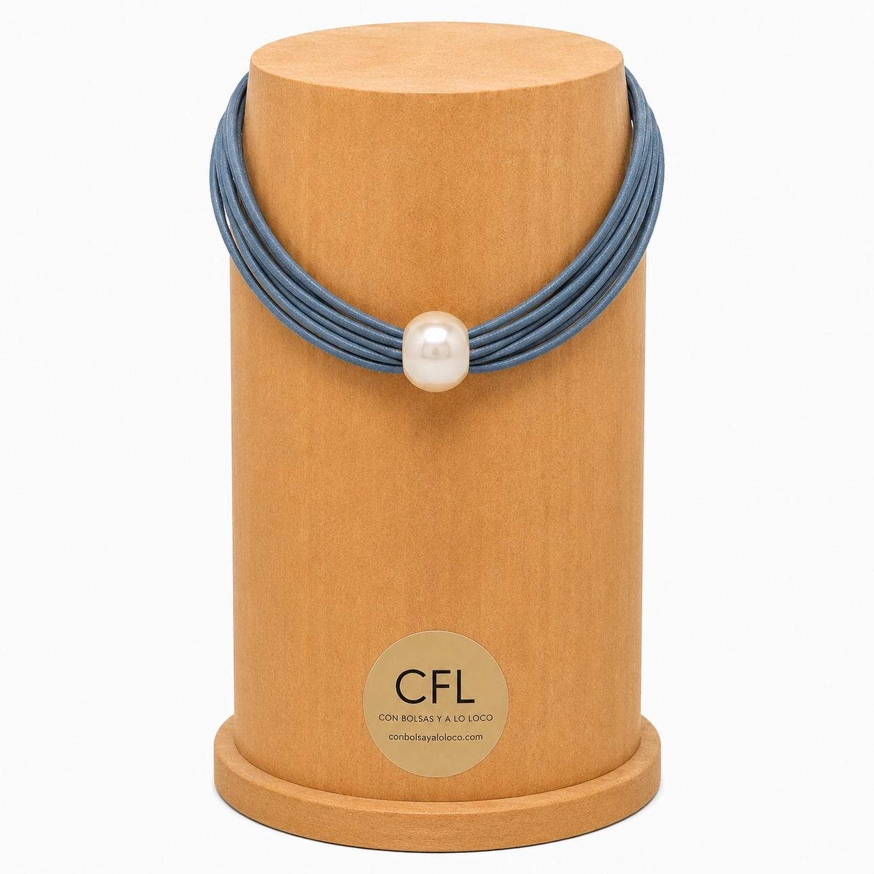 Collar Perla Azul