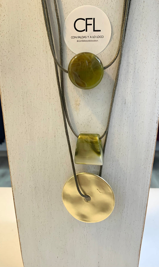 Collar Triple Verde