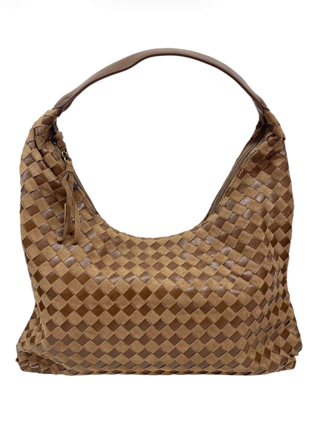 Bolso Trenzado Taupe