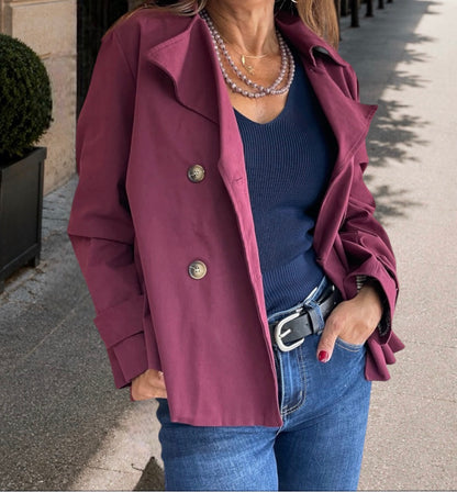 Gabardina Burdeos