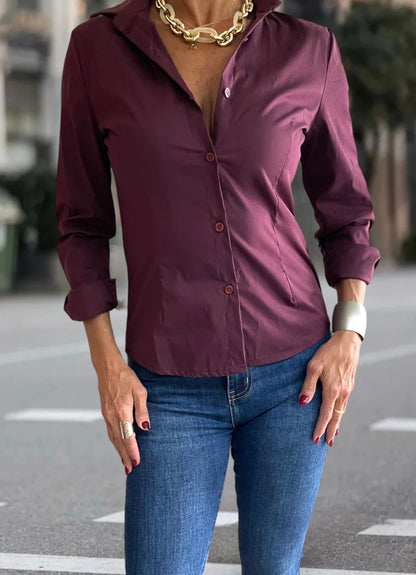 Camisa Burdeos Small