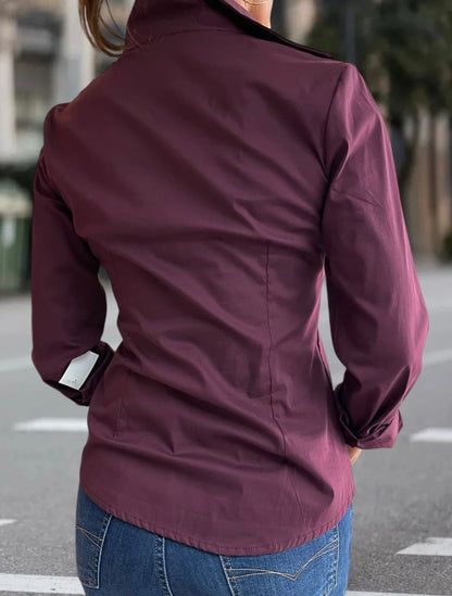 Camisa Burdeos Small