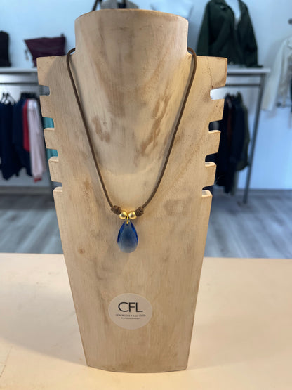 Collar Lágrima Azul