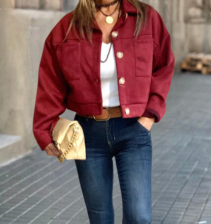 Chaqueta Olivia Burdeos