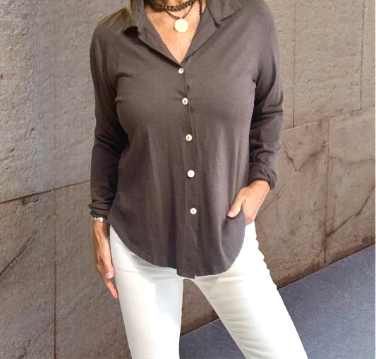 Camisa punto Chocolate