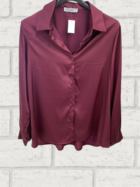Camisa Carlota Burdeos