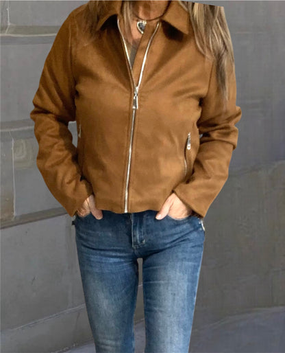 Cazadora Antelina Camel