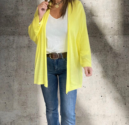 Cárdigan Kimono Amarillo