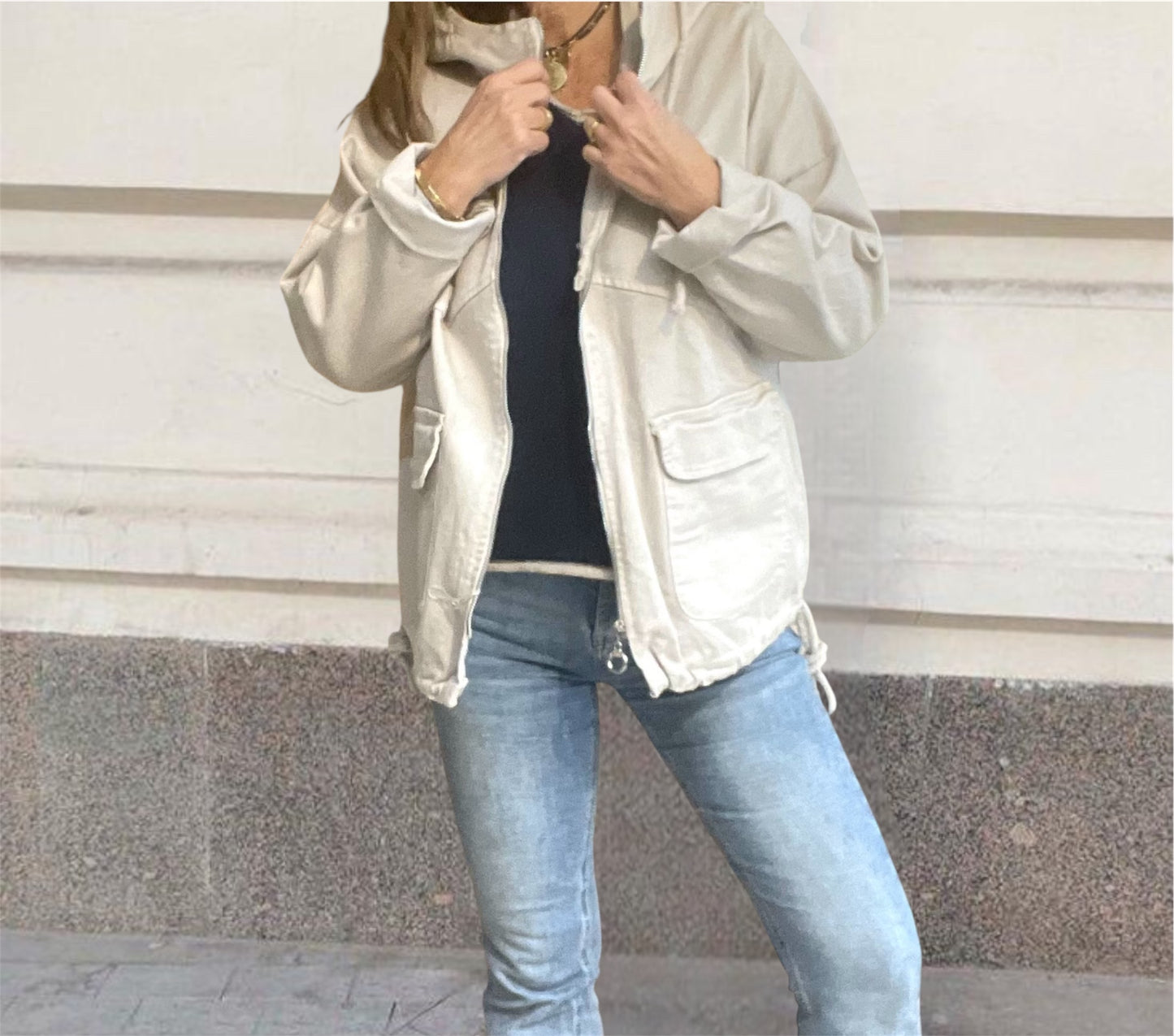 Chaqueta Ona Beige