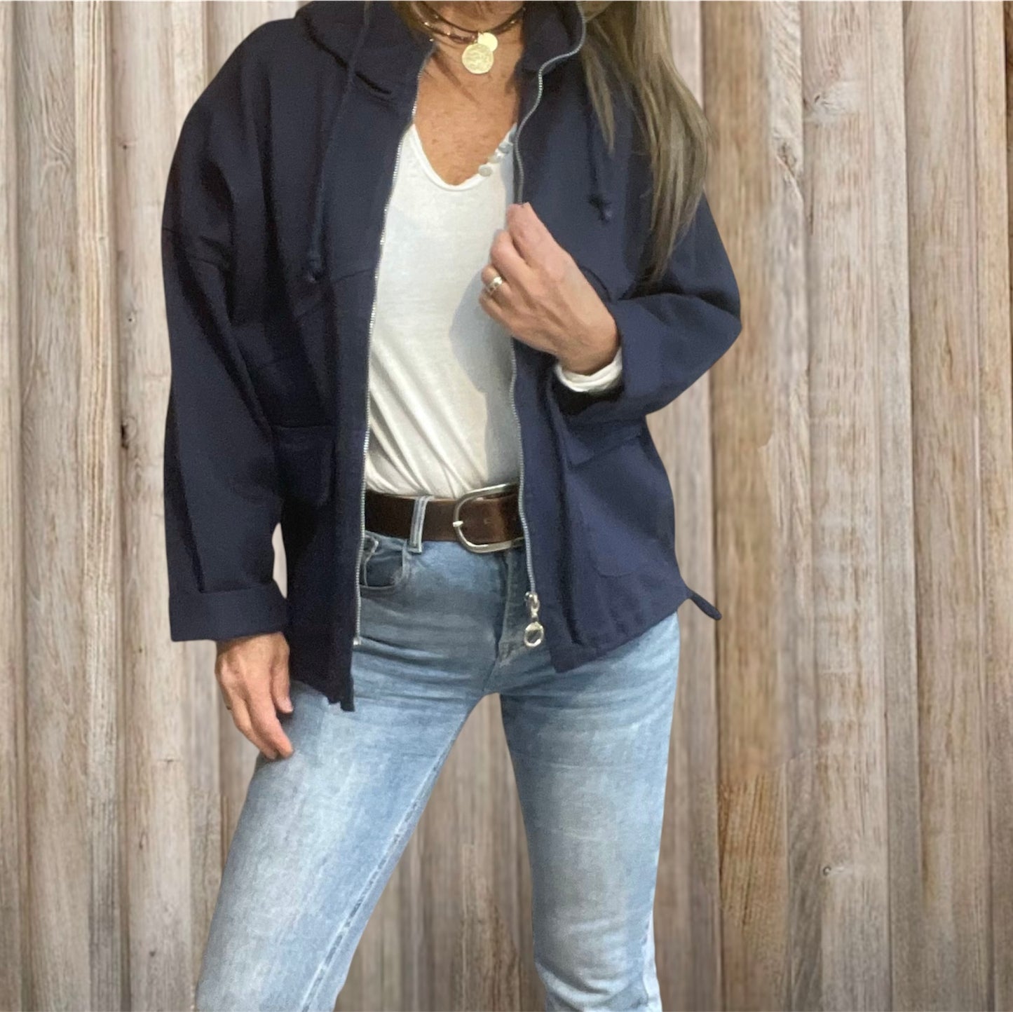 Chaqueta Ona Marino
