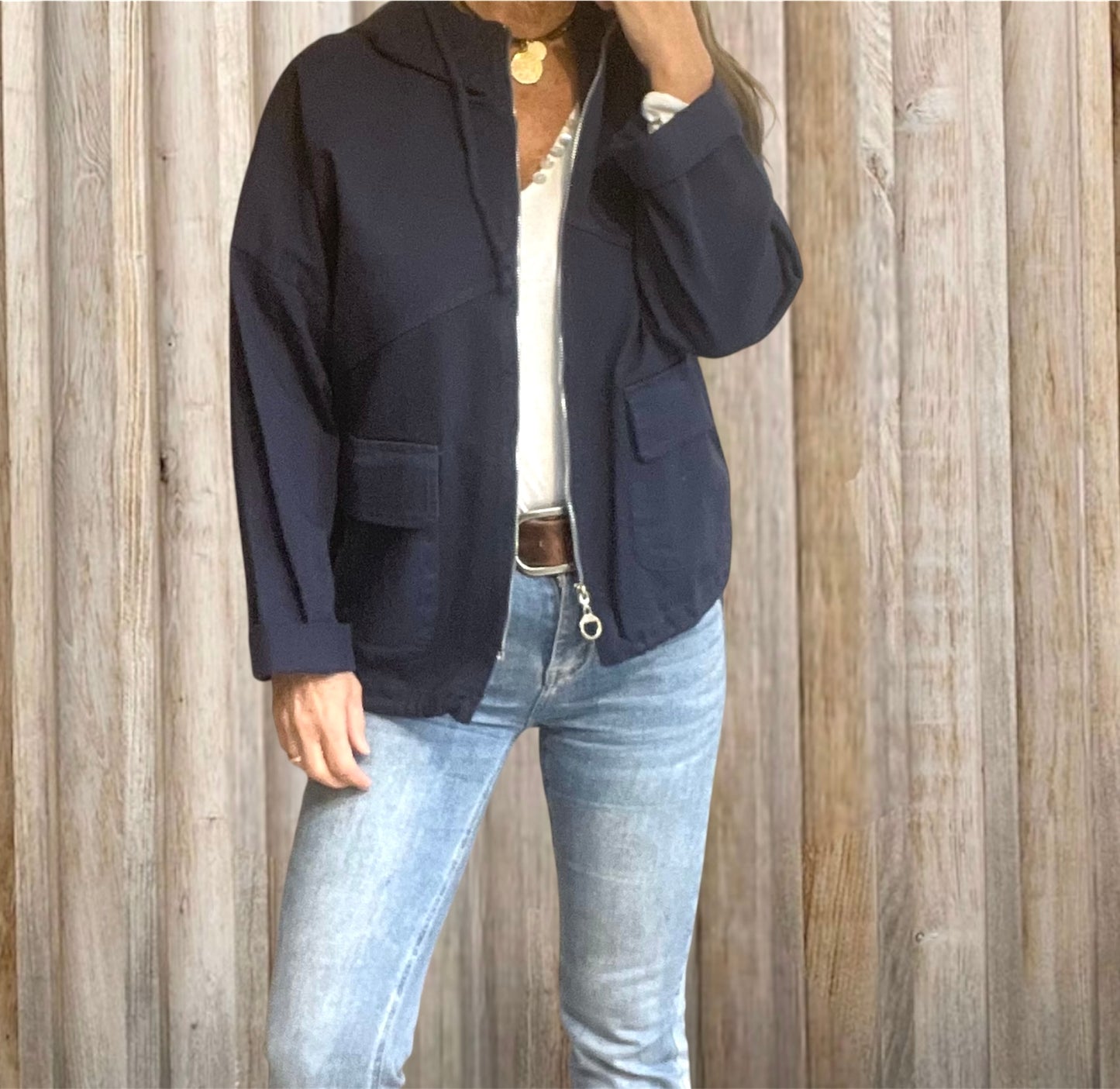 Chaqueta Ona Marino
