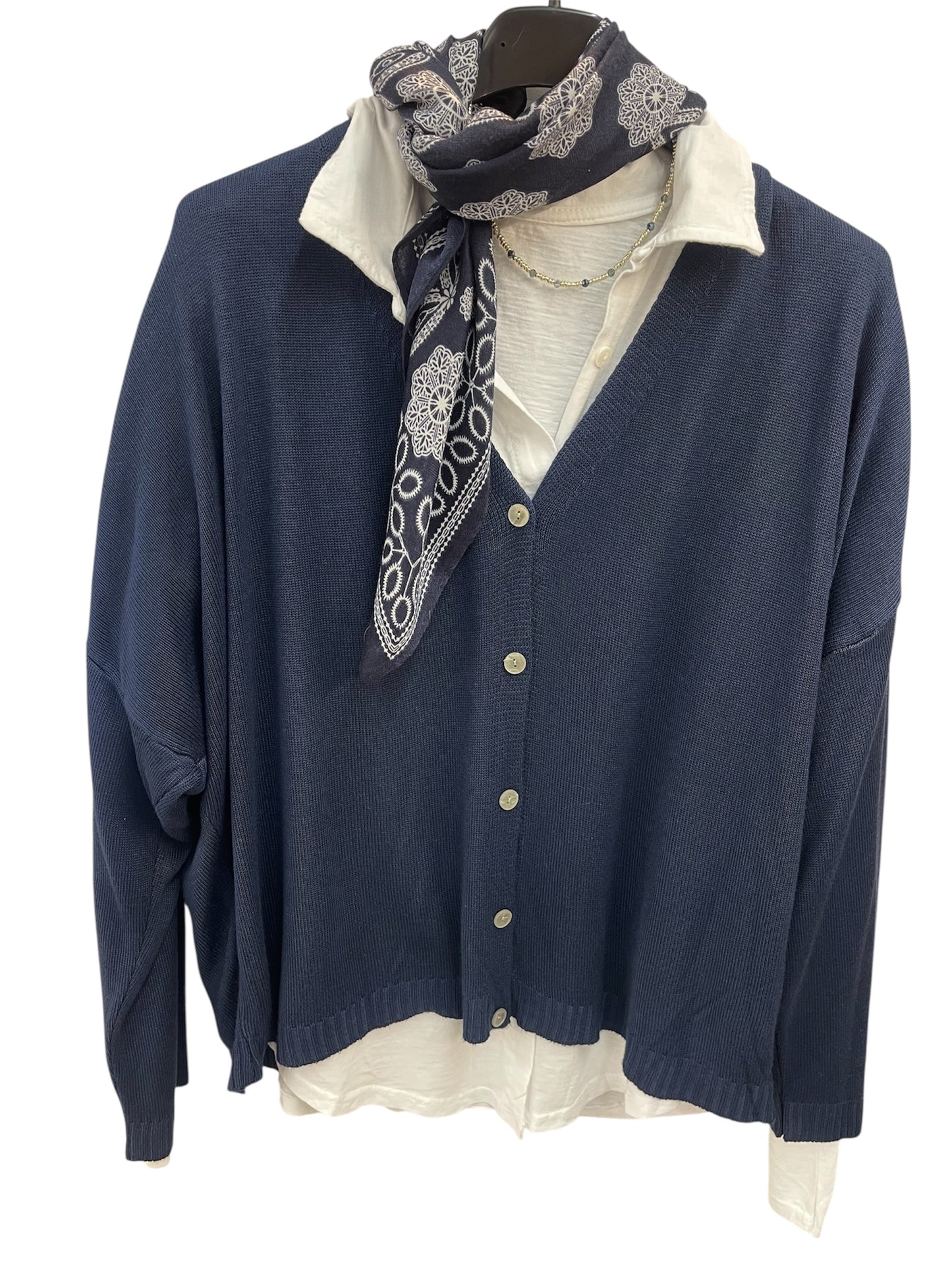 Cárdigan Pamplona Marino