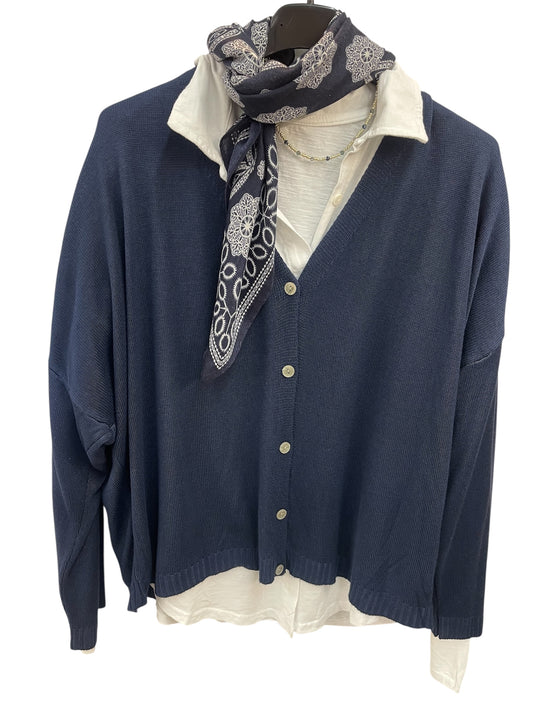 Cárdigan Pamplona Marino