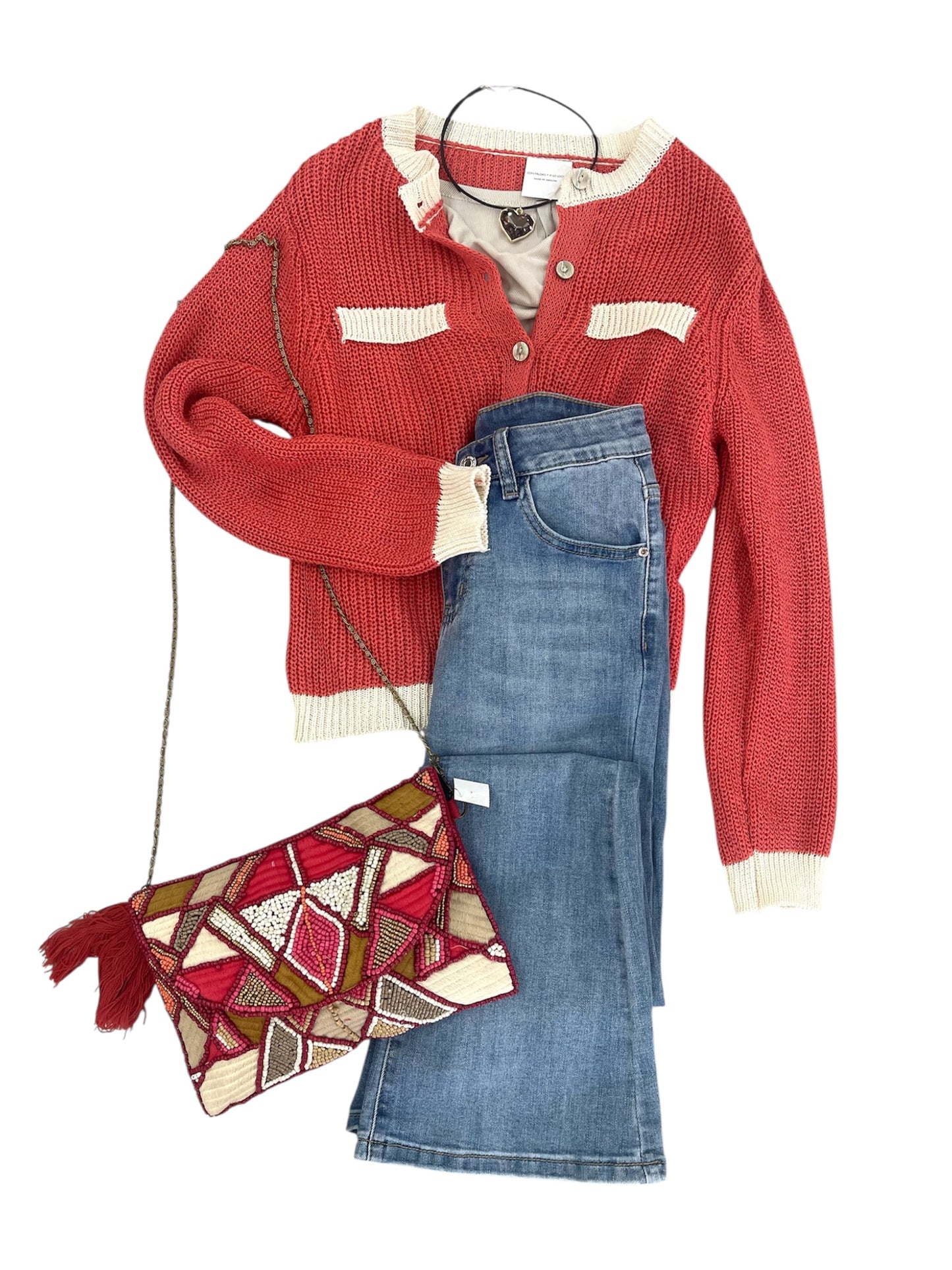 Cárdigan París Coral