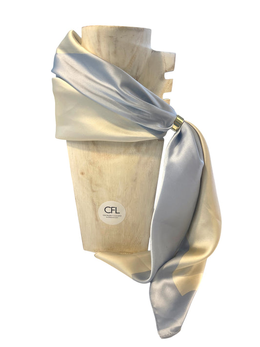 Pañuelo Cuello Azul/Beig