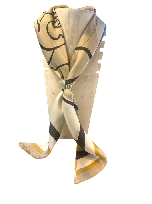 Pañuelo Cuello Anillo Beige