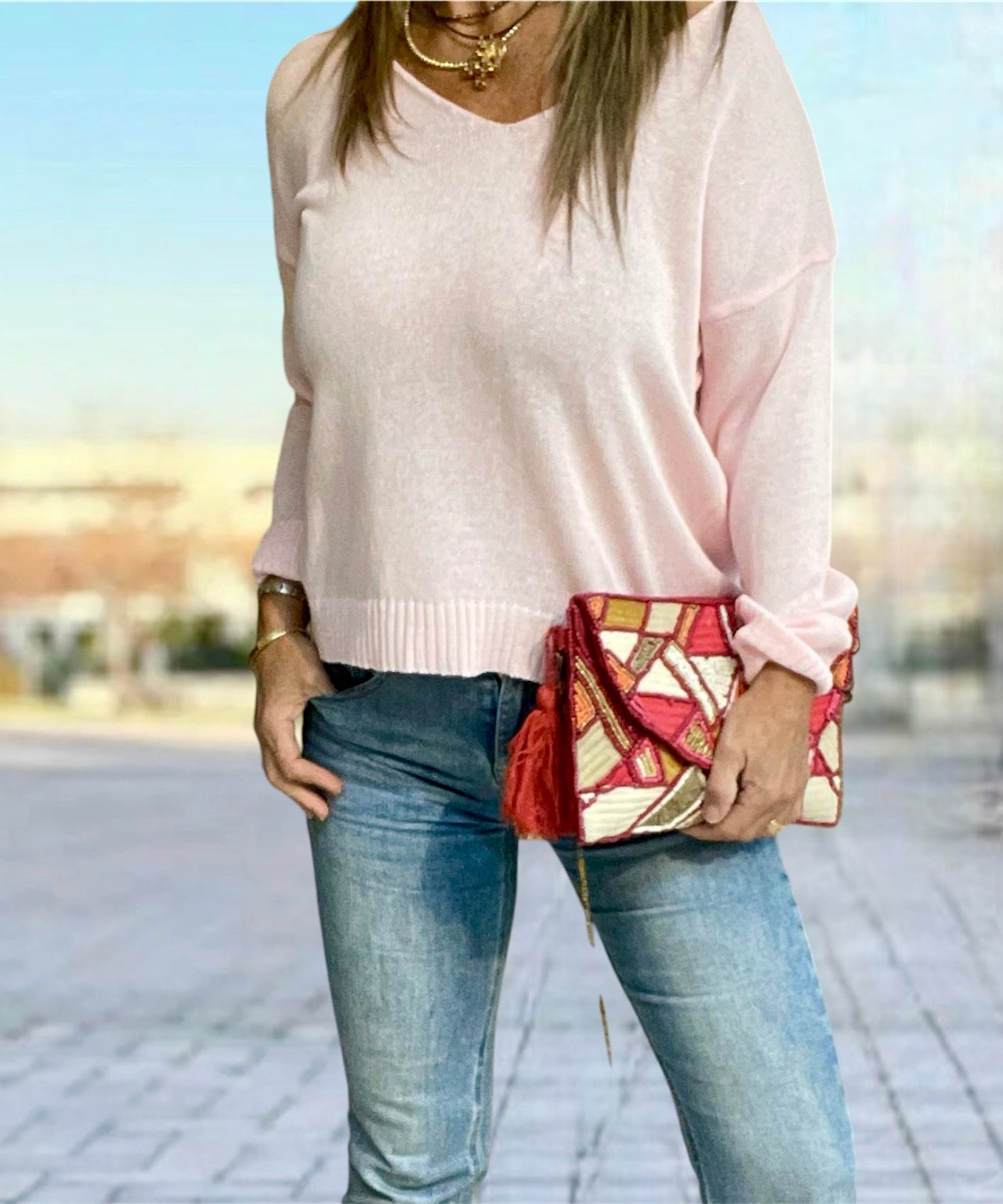 Jersey Basic Rosa