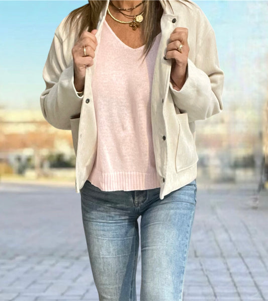 Jersey Basic Rosa
