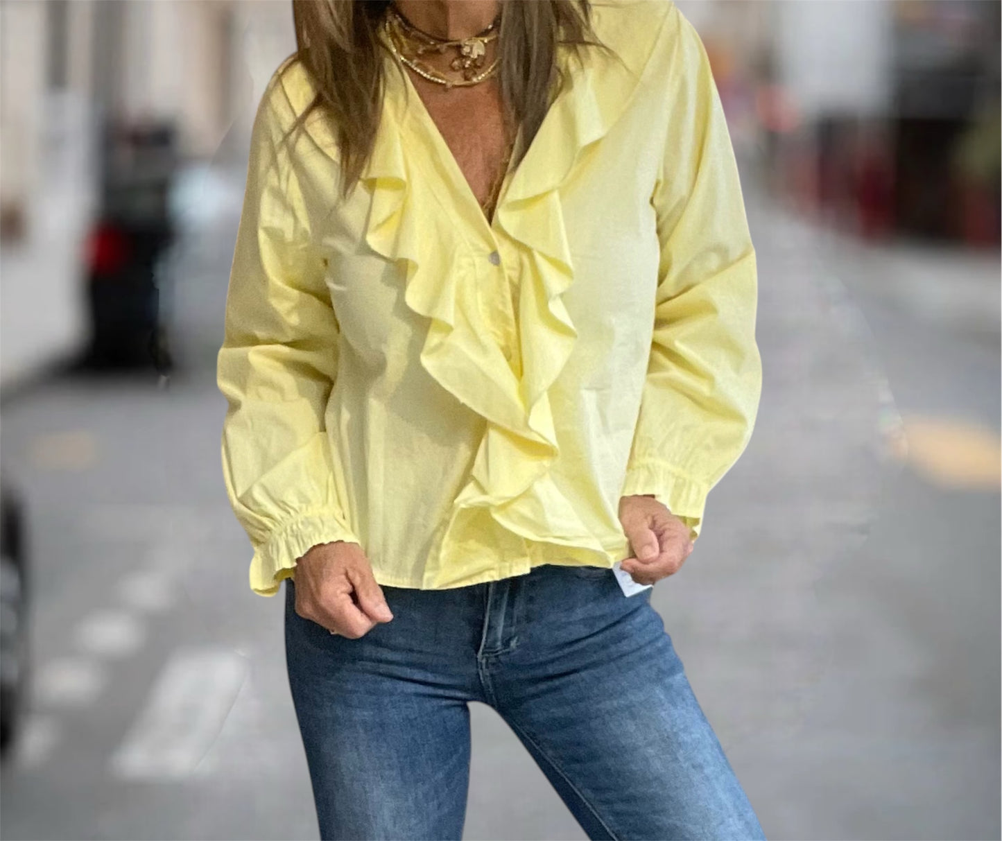 Blusa Carla Amarilla
