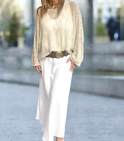 Jersey Hilos Beige