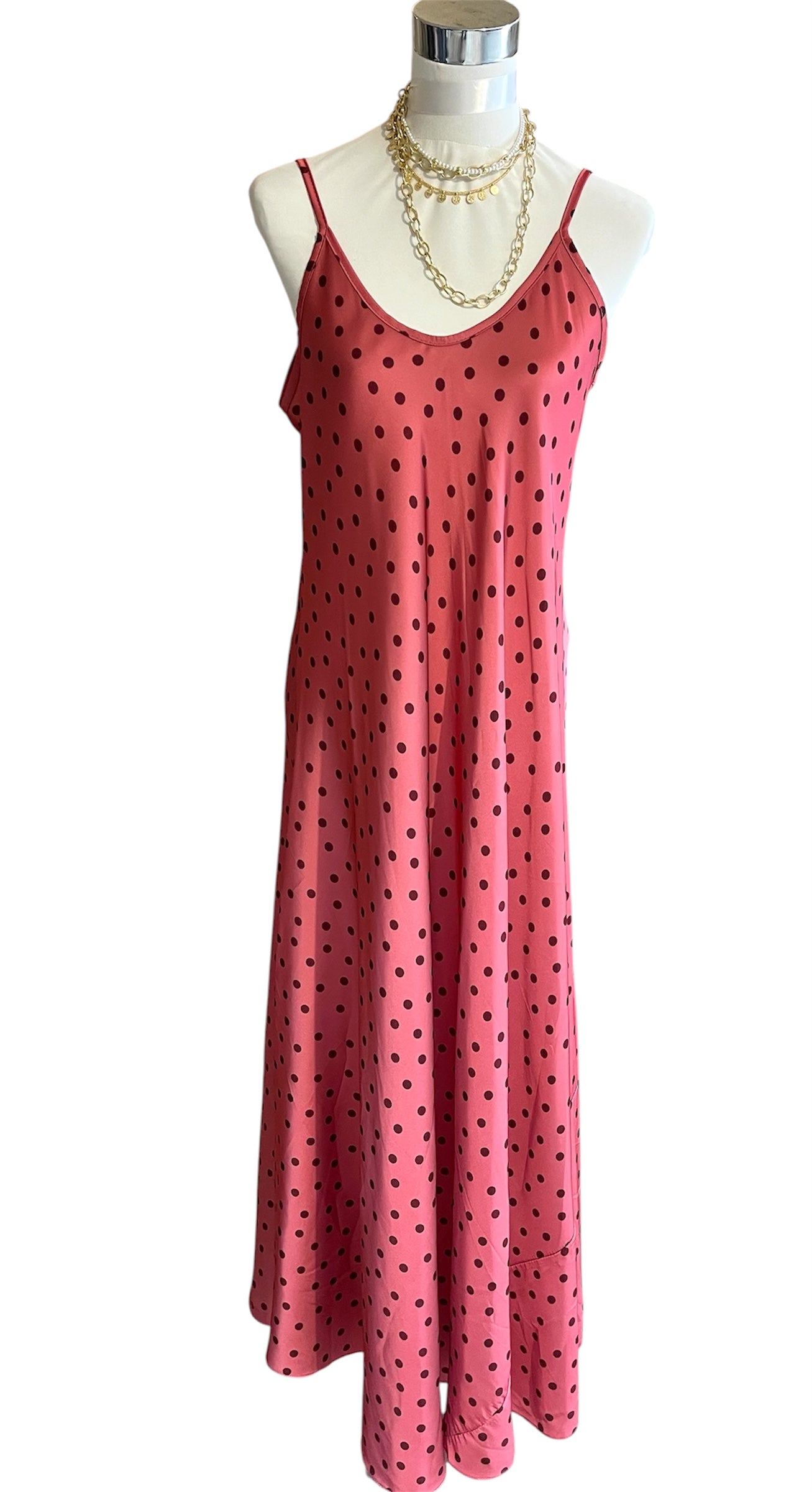 Vestido Lunares Rosa