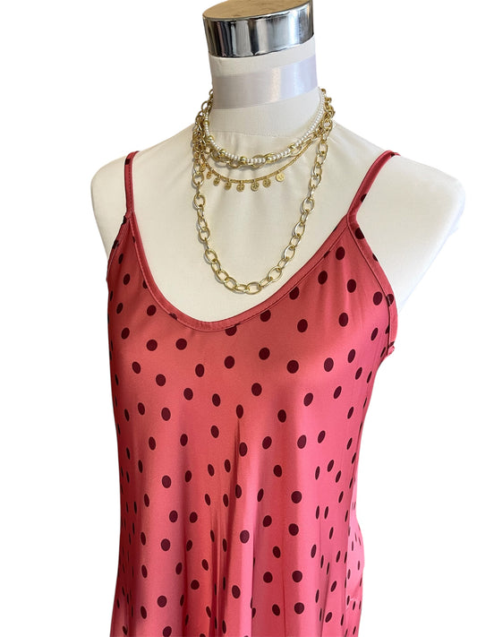 Vestido Lunares Rosa