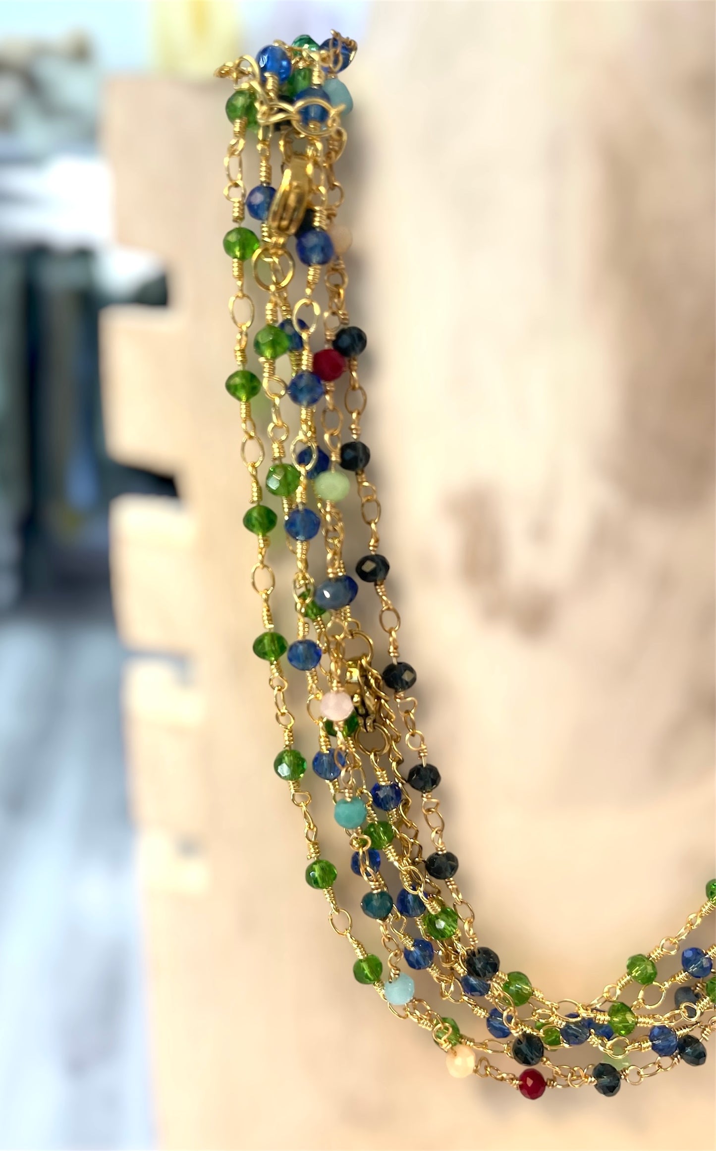 Collar Bolitas Multicolor