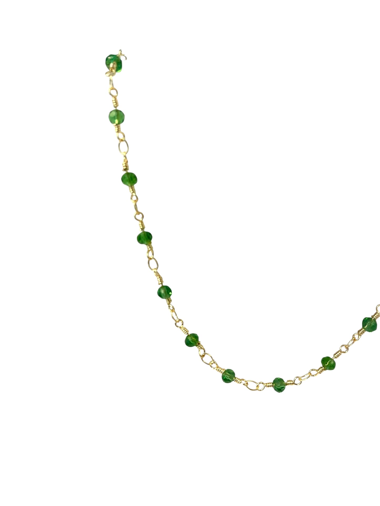 Collar Bolitas Verde