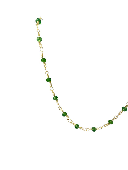 Collar Bolitas Verde