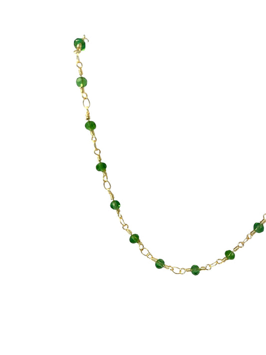 Collar Bolitas Verde