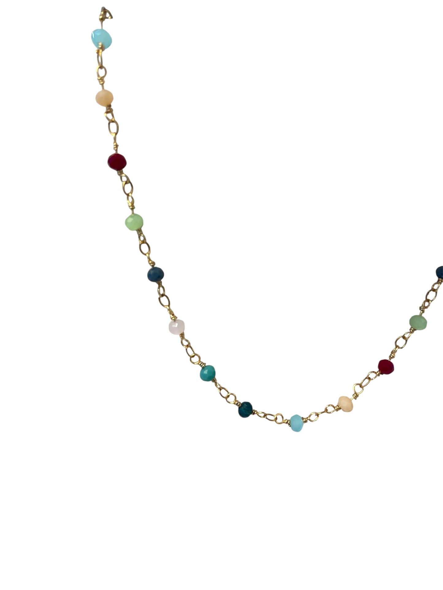 Collar Bolitas Multicolor