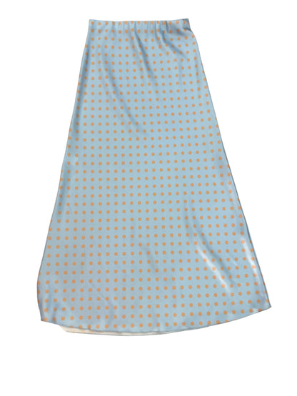 Falda Satinada Topos