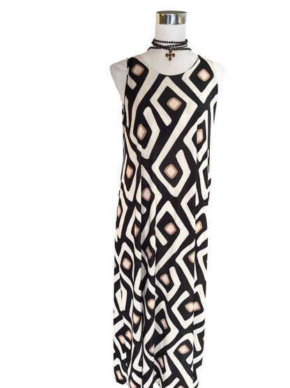 Vestido Letizia B&N