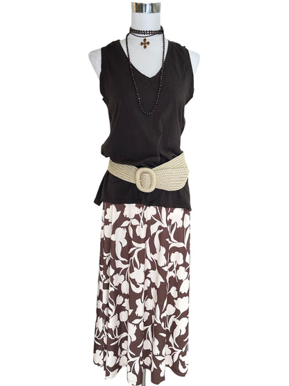 Falda Emma Flowers Brawn